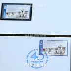 Philatelic cover marking Helsinki Final Act 40th anniversary cancelled