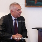 EU envoy, Armenia MP talk Yerevan hostage situation