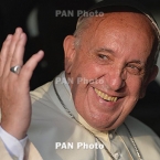 Папа Римский  отметил свое 80-летие с бездомными