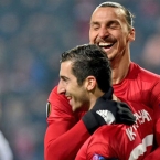 Henrikh Mkhitaryan bids farewell to 'genius' Zlatan Ibrahimovic