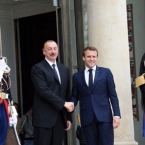 French, Azerbaijani Presidents discuss Karabakh in Paris