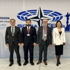 Armenian delegation participating in NATO PA session