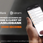 Get 3000 idcoins by synchronizing Idram and IDBank accounts