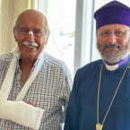 Armenian Patriarch visits prominent Istanbul Armenian after attack