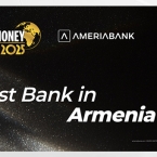 Ameriabank receives Euromoney Award for Excellence 2025 as best bank in Armenia