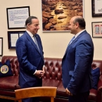 Armenian Ambassador Narek Mkrtchyan meets U.S. Congressman Jamie Raskin