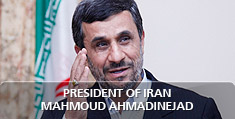 President of Iran Mahmoud Ahmadinejad