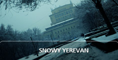Snowy Yerevan