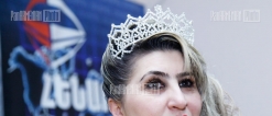 Press conference of first class award winner of "Miss Grandma" contest Luiza Tsaturyan and fashion league president Ashot Khachatryan