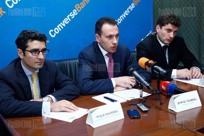Կոնվերս բանկի ներկայացուցիչների ասուլիսը