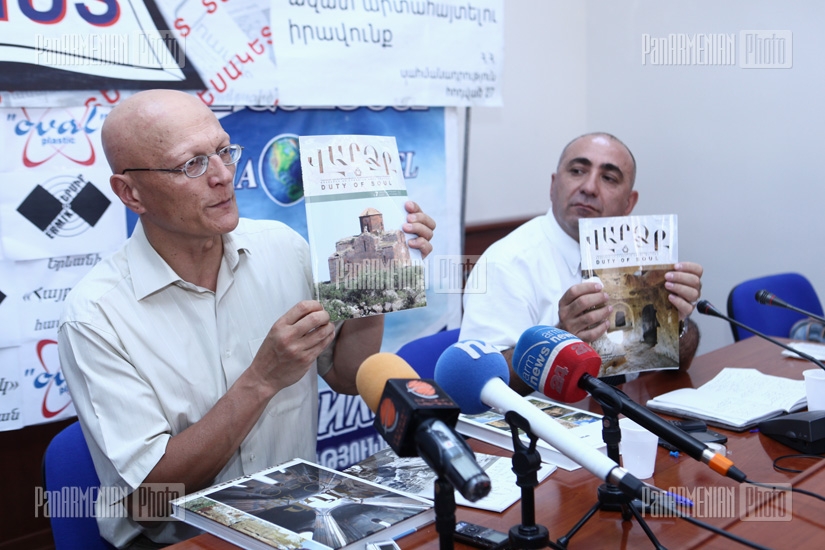Press conference of Samvel Karapetyan