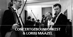 Concert and backstage of Royal Concertgebouw Orchestra with Lorin Maazel