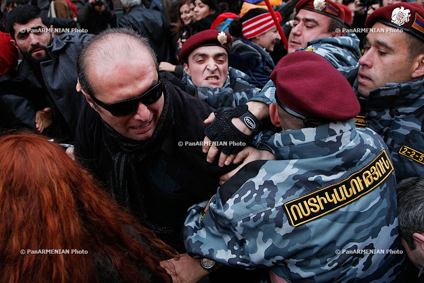 Մաքսային միությանը միանալու դեմ բողոքի ցույց