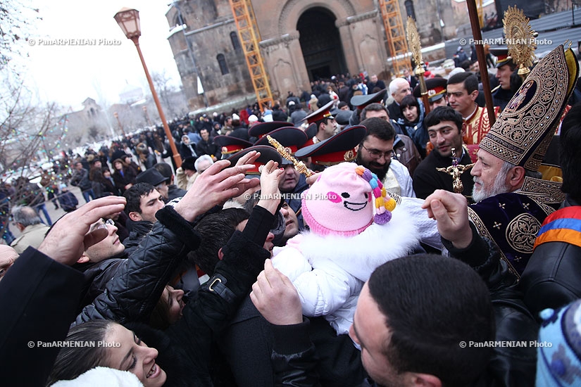 Սուրբ Ծննդյան պատարագը Մայր Աթոռ Սուրբ Էջմիածնում