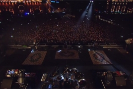 Несмотря на проливной дождь, концерт System of a Down в Ереване собрал тысячи поклонников