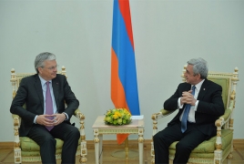 Президент Саргсян и Председатель Совета министров СЕ обсудили вопросы дальнейшего сотрудничества