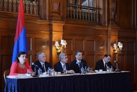 Президент РА: Армения продолжит усилия, направленные на признание Геноцида и решение карабахского конфликта