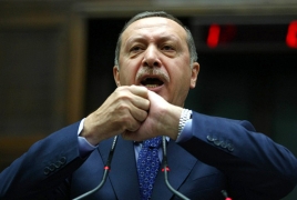 Erdogan “can’t forgive” Putin’s visit to Armenia on Genocide centennial