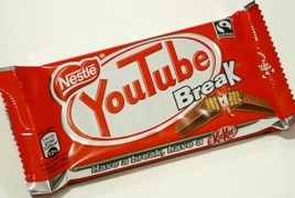 Шоколадные вафли KitKat временно сменят название на YouTube Break