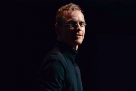 Michael Fassbender as Apple co-founder in 
