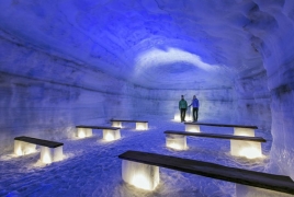 Крупнейшая в мире искусственная ледяная пещера откроется в Исландии
