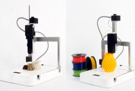 Портативный 3D-принтер способен использовать разные виды сырья для печати