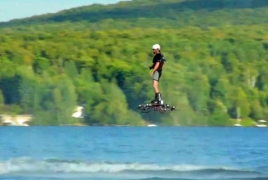 Hoverboard levitating board breaks Guinness World Record