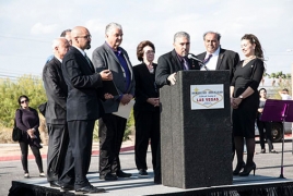 Genocide Memorial groundbreaking ceremony in Las Vegas
