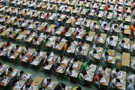 В Китае беспилотники следят за порядком на экзаменах