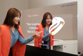 Samsung reveals a line of transparent OLED displays