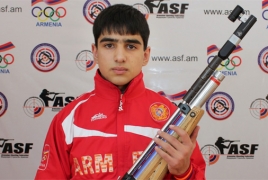На Евроиграх в Баку армянский стрелок занял 5-е место, но установил рекорд