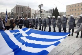 Thousands rally in Athens against austerity