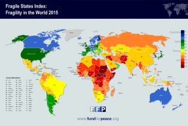 Fragile States Index: Armenia tops list of countries with low risk levels