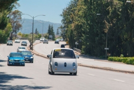 Google's self-driving cars hit the road