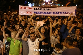 На месте проведения акции в Ереване изъято оружие: Личность владельца пистолета установлена, ведется следствие