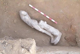 Мраморная скульптура древнеримского атлета обнаружена в Турции