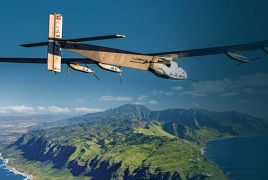 Самолет на солнечных батареях возобновил перелет через Тихий океан