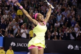 Serena Williams wins her fourth consecutive Grand Slam title