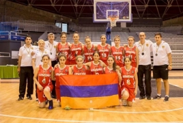 Юные армянские баскетболистки заняли второе место в Дивизионе C чемпионата Европы