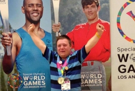 Լողորդ Տիգրան Գևորգյանը` Հատուկ օլիմպիադաների աշխարհի ամառային խաղերի ոսկե մեդալակիր