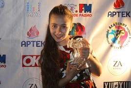 Представительница Армении заняла третье место на песенном конкурсе «Детская Новая волна 2015»