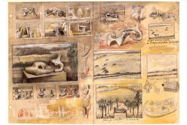 Waddesdon Manor hosts exhibit of drawings by Henry Moore