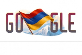 Google celebrating Armenia Independence Day with doodle