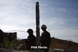 Armenian serviceman wounded in Azeri shelling