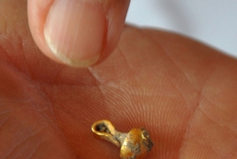 В Болгарии обнаружено золотое украшение возрастом 6.300 лет