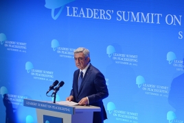 Armenia’s President addresses UN Summit on Peacekeeping Operations