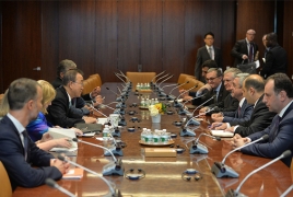 Сарсгсян обсудил с Обамой вопросы всеармянского значения, с генсеком ООН и МГ ОБСЕ – карабахский конфликт