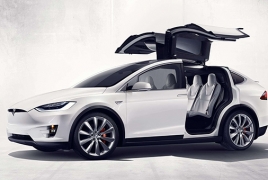Tesla unveils first all-electric SUV Model X