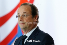 Hollande calls for incident-free border between Armenia, Azerbaijan