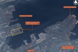 China reportedly building first aircraft carrier: media